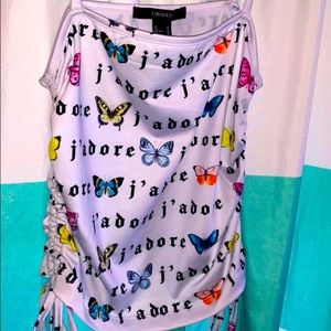 Butterfly tank top 🤍🦋